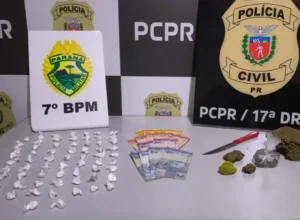 Polícia prende casal e apreende drogas durante cumprimento de mandado em Tapejara