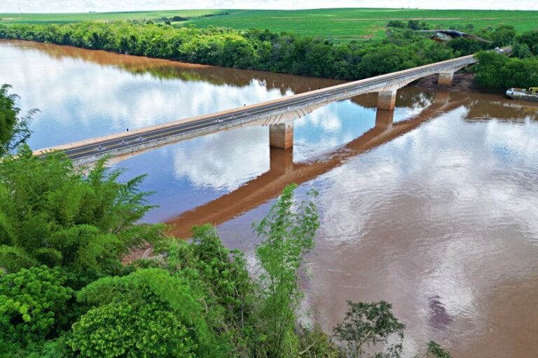 Recuperação da ponte do Rio Piquiri se aproxima de 90%; obra deve terminar em setembro