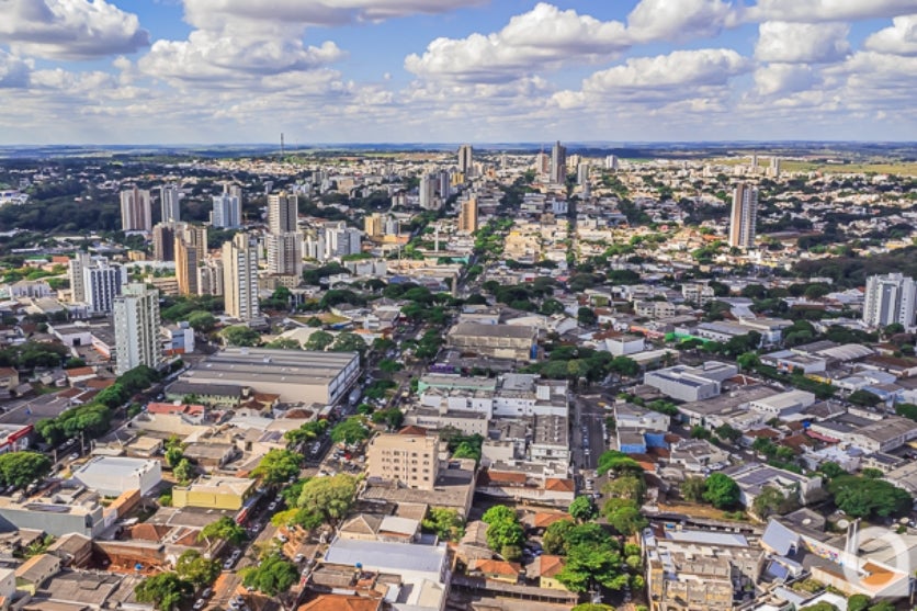 Foto aérea de Umuarama.