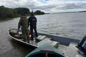 Embarcação com maconha em Altônia.