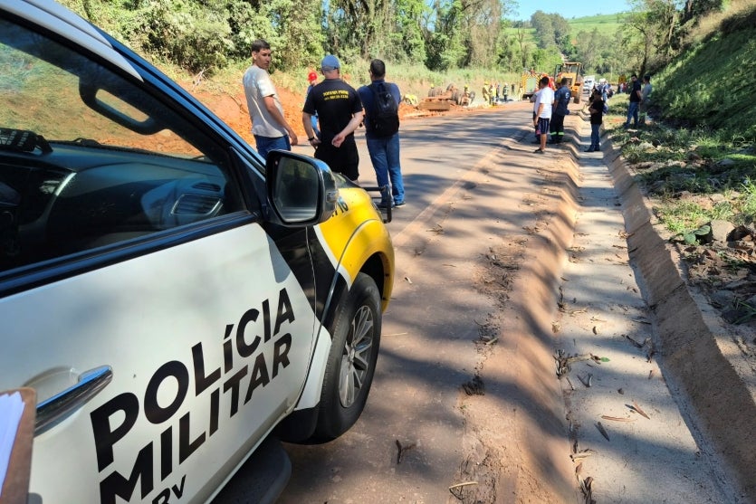 Acidente com mortes na PR-082.