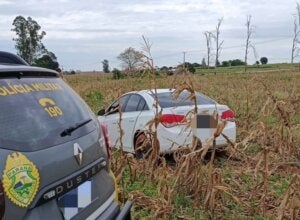 Cruze recuperado pela PM.