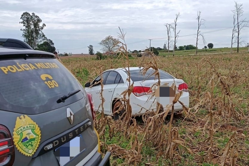 Cruze recuperado pela PM.