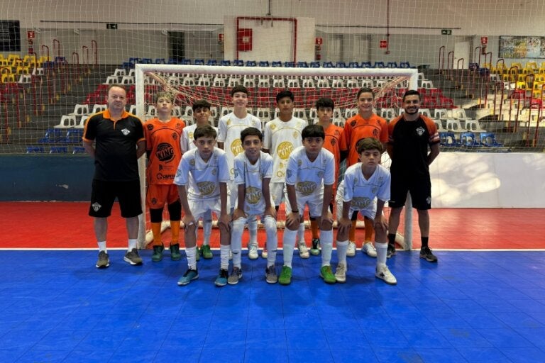 Equipe sub-13 do Noroeste Futsal.