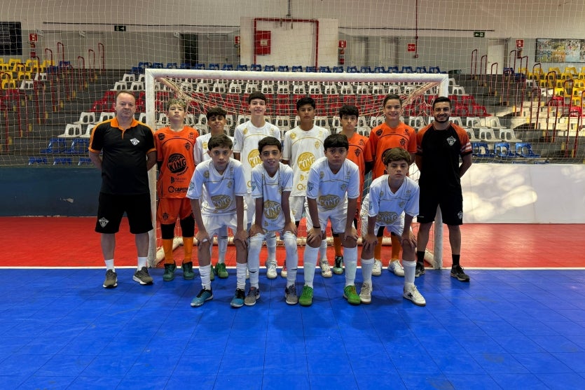Equipe sub-13 do Noroeste Futsal.