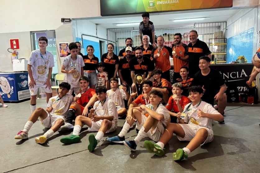 Equipe do Noroeste Futsal.