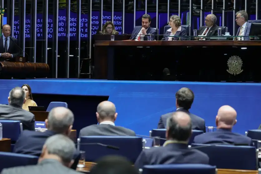 Interior do Senado Brasileiro.