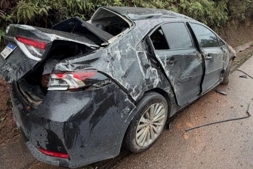 Pedro Rousseff, sobrinho-neto de Dilma, capota carro na rodovia Fernão Dias; vídeo