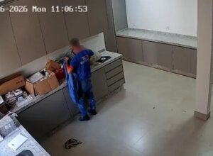 Polícia divulga imagens de furto de fios na Paróquia São José Operário, em Umuarama; vídeo