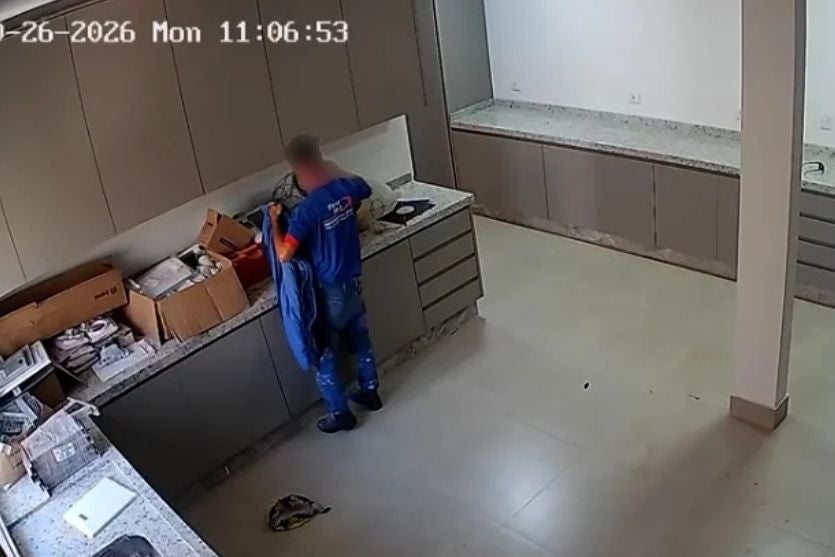 Polícia divulga imagens de furto de fios na Paróquia São José Operário, em Umuarama; vídeo