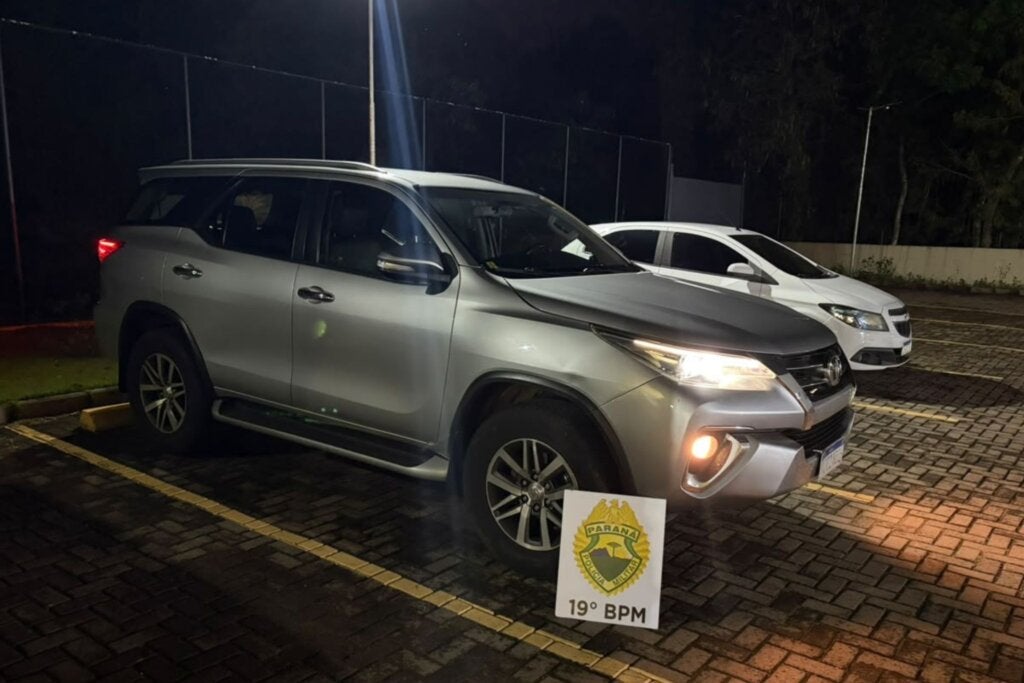 Adolescente é apreendido com SW4 furtada em Umuarama; dono não sabia do crime