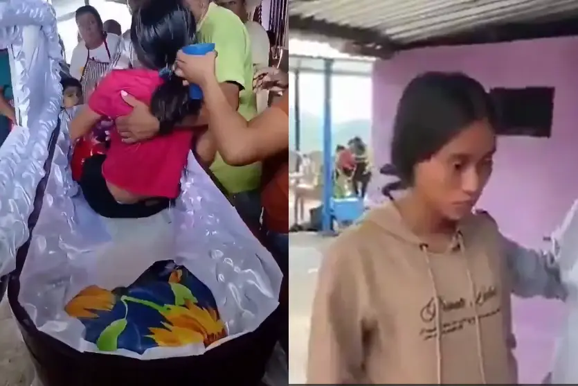 Vídeo: adolescente de 15 anos apresenta sinais de vida durante o próprio velório