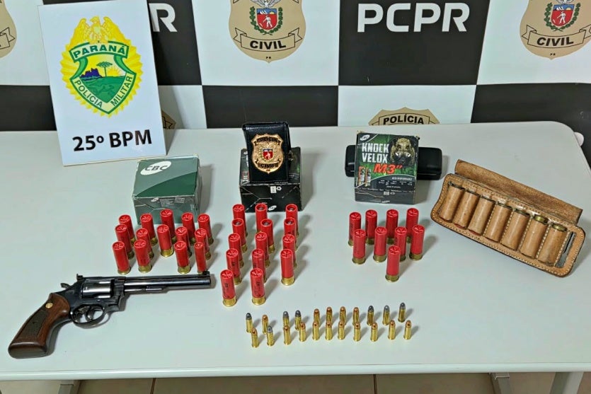 Alto Piquiri: Mandado de busca resulta em prisão em flagrante e apreensão de arma