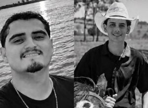 Rafael e Paulo, vítimas de acidente em Tapira.
