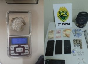 Drogas apreendidas em Cruzeiro do Oeste e Cidade Gaúcha.