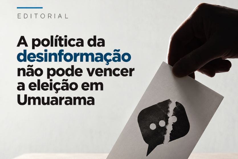 EDITORIAL: Quando a política em Umuarama flerta com o esgoto, quem ganha são as fezes