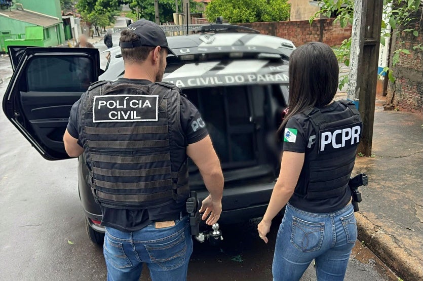 PCPR prende condenado por estupro de vulnerável contra enteada de 9 anos em Umuarama