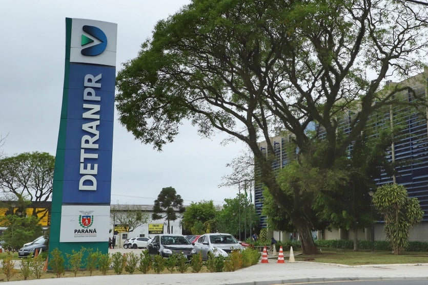 Sede do Detran-PR em Curitiba.