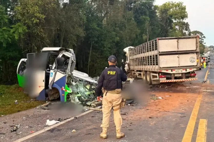 PCPR conclui investigação de acidente com 23 mortes na BR-373 e aponta culpa dos dois motoristas