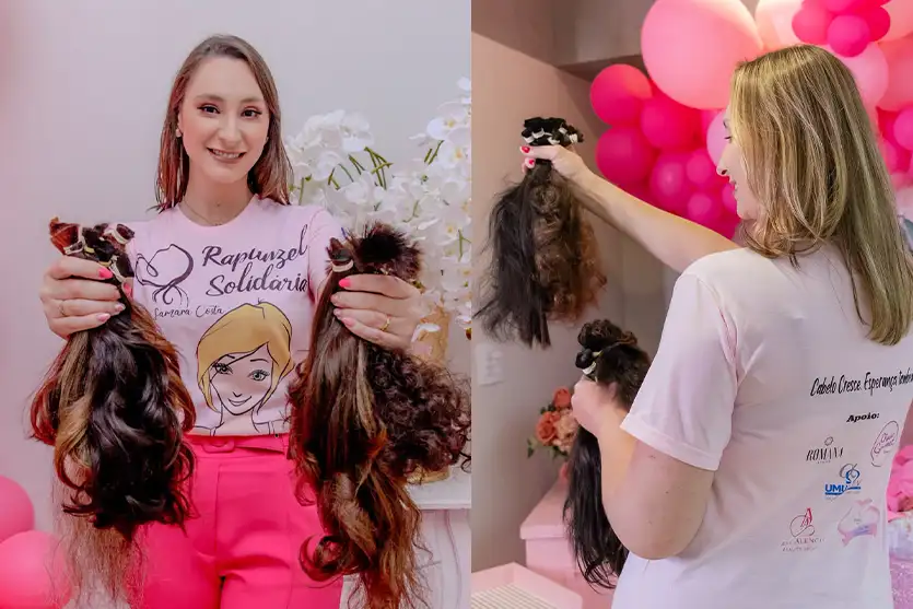 Rapunzel Solidária arrecada cabelos para pacientes com câncer em Umuarama neste domingo
