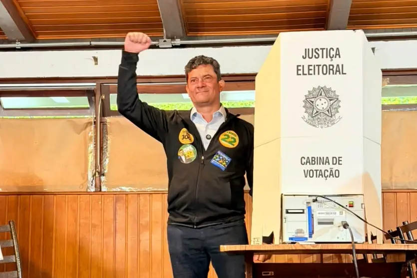 Sergio Moro lidera disputa pelo Governo do Paraná com 49,76% na parcial do TSE