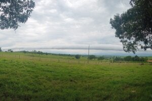Nuvem rolo vista na Zona Rural de Altônia.